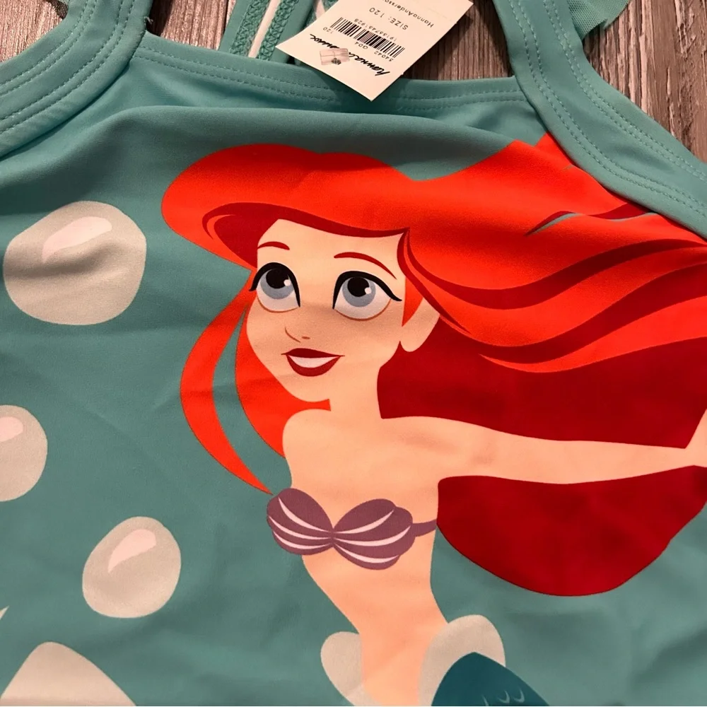 NWT Disney Princess Ariel Mermaid Hanna Andersson Swimsuit